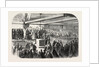 Lord Mayor Hale Laying Foundation Stone of New Blackfriars Bridge, London, 1865 by Anonymous