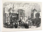 The Old Quarter of Cairo During the Prevalence of Cholera: The Ambulance of the French Consulate, Egypt by Anonymous