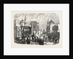 The Old Quarter of Cairo During the Prevalence of Cholera: The Ambulance of the French Consulate, Egypt by Anonymous