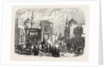 The Old Quarter of Cairo During the Prevalence of Cholera: The Ambulance of the French Consulate, Egypt by Anonymous
