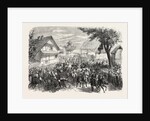 Returning from Baden Races the Village Iffezheim, Germany, 1865 by Anonymous