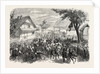 Returning from Baden Races the Village Iffezheim, Germany, 1865 by Anonymous
