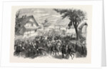 Returning from Baden Races the Village Iffezheim, Germany, 1865 by Anonymous
