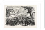 Returning from Baden Races the Village Iffezheim, Germany, 1865 by Anonymous