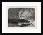 The Late Great Fire at Constantinople, Istanbul, Turkey, 1865 by Anonymous