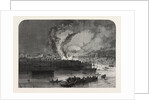 The Late Great Fire at Constantinople, Istanbul, Turkey, 1865 by Anonymous