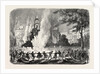 Cholera at Marseilles, Marseille, France: Fires Lighted in the Square of the Old Palace of Justice During the Epidemic, 1865 by Anonymous