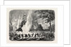 Cholera at Marseilles, Marseille, France: Fires Lighted in the Square of the Old Palace of Justice During the Epidemic, 1865 by Anonymous