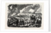 Burning of Cork-Tree Forests, in the District of Jemappes, Philipville, Algeria, 1865 by Anonymous