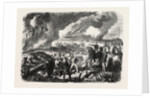 Burning of Cork-Tree Forests, in the District of Jemappes, Philipville, Algeria, 1865 by Anonymous