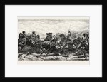 Charge of Artillery of the French Guard in the Battle of Traktir During the Crimean War by Anonymous