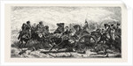 Charge of Artillery of the French Guard in the Battle of Traktir During the Crimean War by Anonymous