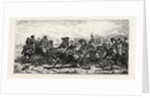 Charge of Artillery of the French Guard in the Battle of Traktir During the Crimean War by Anonymous