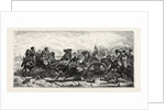 Charge of Artillery of the French Guard in the Battle of Traktir During the Crimean War by Anonymous