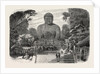 The Daiboutz, a Bronze Colossal Statue on the Site of the Old Capital of the Tycoons, Japan, 1865 by Anonymous