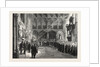 Funeral of Lord Palmerston: The Procession to the Grave in the Interior of Westminster Abbey, London, 1865 by Anonymous