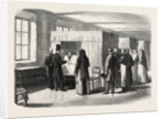 Visit of the Emperor of the French to the Cholera Wards of the Hotel Dieu, France, 1865 by Anonymous