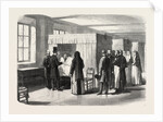 Visit of the Emperor of the French to the Cholera Wards of the Hotel Dieu, France, 1865 by Anonymous