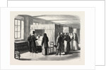 Visit of the Emperor of the French to the Cholera Wards of the Hotel Dieu, France, 1865 by Anonymous
