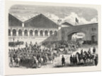 Arrival of the Grand Duke Constantine in Paris: Departure from the Lyons Railway Station, France, 1857 by Anonymous