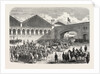 Arrival of the Grand Duke Constantine in Paris: Departure from the Lyons Railway Station, France, 1857 by Anonymous