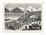 Arrival of the Grand Duke Constantine in Paris: Departure from the Lyons Railway Station, France, 1857 by Anonymous