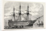 H.M.S. Agamemnon Receiving the Atlantic Cable on Board from Messrs. Glasse and Elliot's Works, East Greenwich, 1857 by Anonymous
