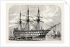 H.M.S. Agamemnon Receiving the Atlantic Cable on Board from Messrs. Glasse and Elliot's Works, East Greenwich, 1857 by Anonymous