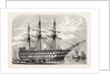 H.M.S. Agamemnon Receiving the Atlantic Cable on Board from Messrs. Glasse and Elliot's Works, East Greenwich, 1857 by Anonymous