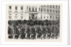 Farewell of the First Batallion of Scots Fusilier Guards at Buckingham Palace, London, 1854 by Anonymous