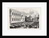 Opening of Parliament: The Royal Procession Passing Whitehall, London, 1854 by Anonymous