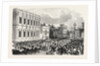 Opening of Parliament: The Royal Procession Passing Whitehall, London, 1854 by Anonymous