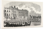 Opening of Parliament: Her Majesty Leaving Buckingham Palace, London, 1854 by Anonymous