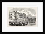 Opening of Parliament: Her Majesty Leaving Buckingham Palace, London, 1854 by Anonymous