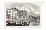 Opening of Parliament: Her Majesty Leaving Buckingham Palace, London, 1854 by Anonymous