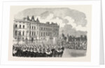 Opening of Parliament: Her Majesty Leaving Buckingham Palace, London, 1854 by Anonymous