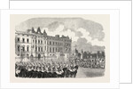 Opening of Parliament: Her Majesty Leaving Buckingham Palace, London, 1854 by Anonymous