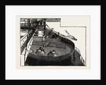 The New War Ship of the British Navy, H.M.S. Inflexible: Looking Over the Turret from the Fore Bridge: Sighting the Guns from the Manholes in the Turret, 1882 by Anonymous
