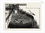 The New War Ship of the British Navy, H.M.S. Inflexible: Looking Over the Turret from the Fore Bridge: Sighting the Guns from the Manholes in the Turret, 1882 by Anonymous