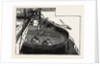 The New War Ship of the British Navy, H.M.S. Inflexible: Looking Over the Turret from the Fore Bridge: Sighting the Guns from the Manholes in the Turret, 1882 by Anonymous