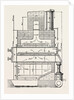 Compressed Oil Gas for Lighting Cars, Steamboats, and Buoys: Section a Furnace, 1882 by Anonymous