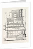 Compressed Oil Gas for Lighting Cars, Steamboats, and Buoys: Section a Furnace, 1882 by Anonymous