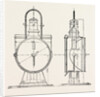 Compressed Oil Gas for Lighting Cars, Steamboats, and Buoys: Locomotive Headlight, 1882 by Anonymous