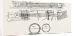Technical Drawing of the Tunnel Under the River Clyde at Glasgow, UK, 1890 by Anonymous