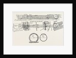 Technical Drawing of the Tunnel Under the River Clyde at Glasgow, UK, 1890 by Anonymous