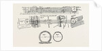 Technical Drawing of the Tunnel Under the River Clyde at Glasgow, UK, 1890 by Anonymous