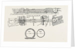 Technical Drawing of the Tunnel Under the River Clyde at Glasgow, UK, 1890 by Anonymous