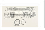 Technical Drawing of the Tunnel Under the River Clyde at Glasgow, UK, 1890 by Anonymous