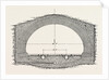 Cable Railway Tunnel Under River Near Van Buren Street, Chicago, 1890: Section Under Railway Tracks by Anonymous