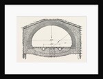 Cable Railway Tunnel Under River Near Van Buren Street, Chicago, 1890: Section Under River by Anonymous